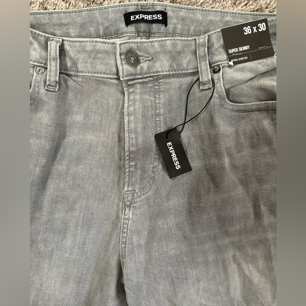 Men’s Express Super Skinny Hyper Stretch 36X30